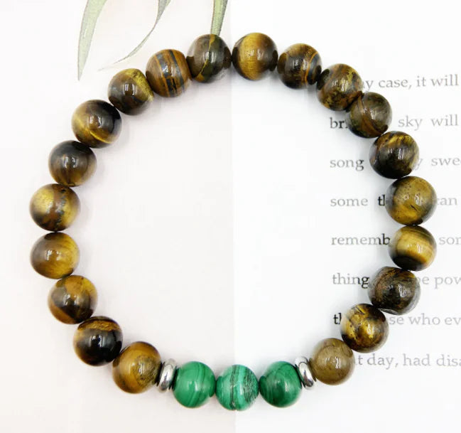 Hand Made Natural Tiger Eye Bracelet